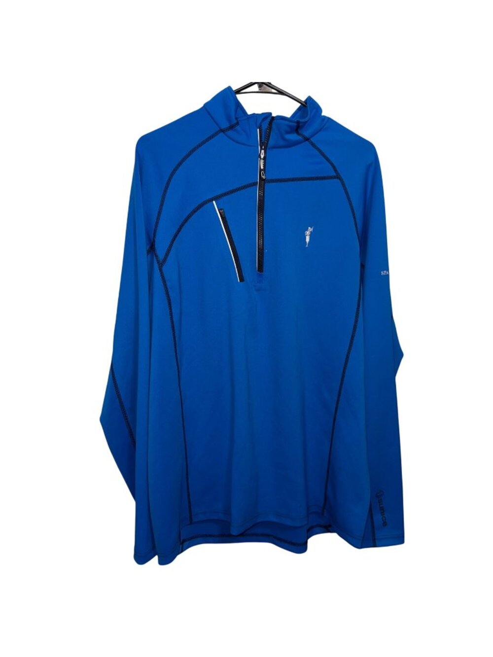 Sunice Blue Long Sleeve 1/4 Zip Pullover Mens Size L